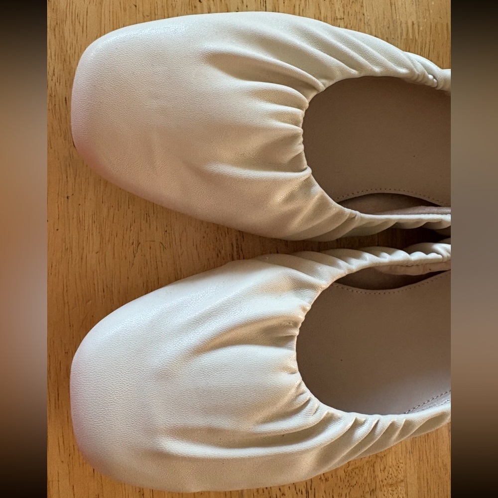 The Drop Chic Cream neutrals Women's ballet flats 9.5 new - Picture 2 of 6